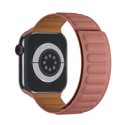 Soft Pink Leather Link for Apple Watch