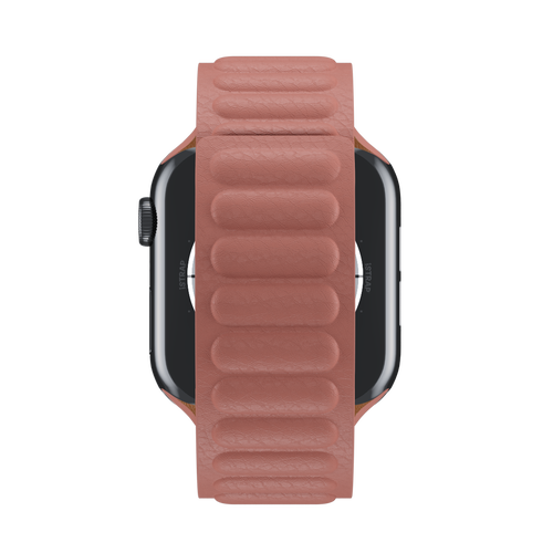 Soft Pink Leather Link for Apple Watch