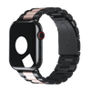 Space Black/Blush Pink Tri-Link Bracelet for Apple Watch iSTRAP