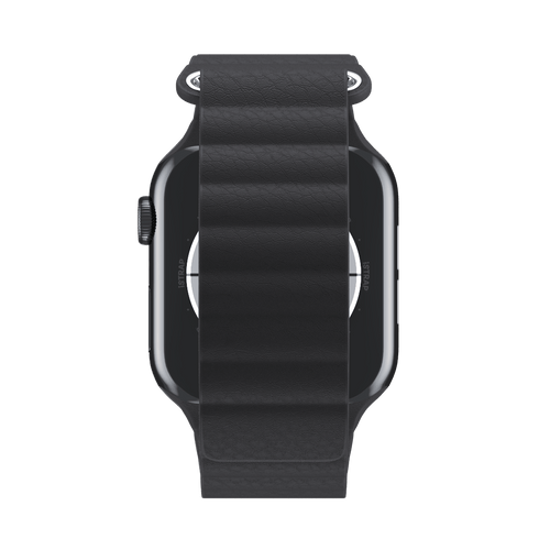 Storm Grey Leather Loop for Apple Watch