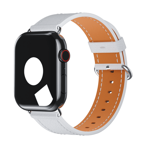 White Classic Buckle Band for Apple Watch iSTRAP