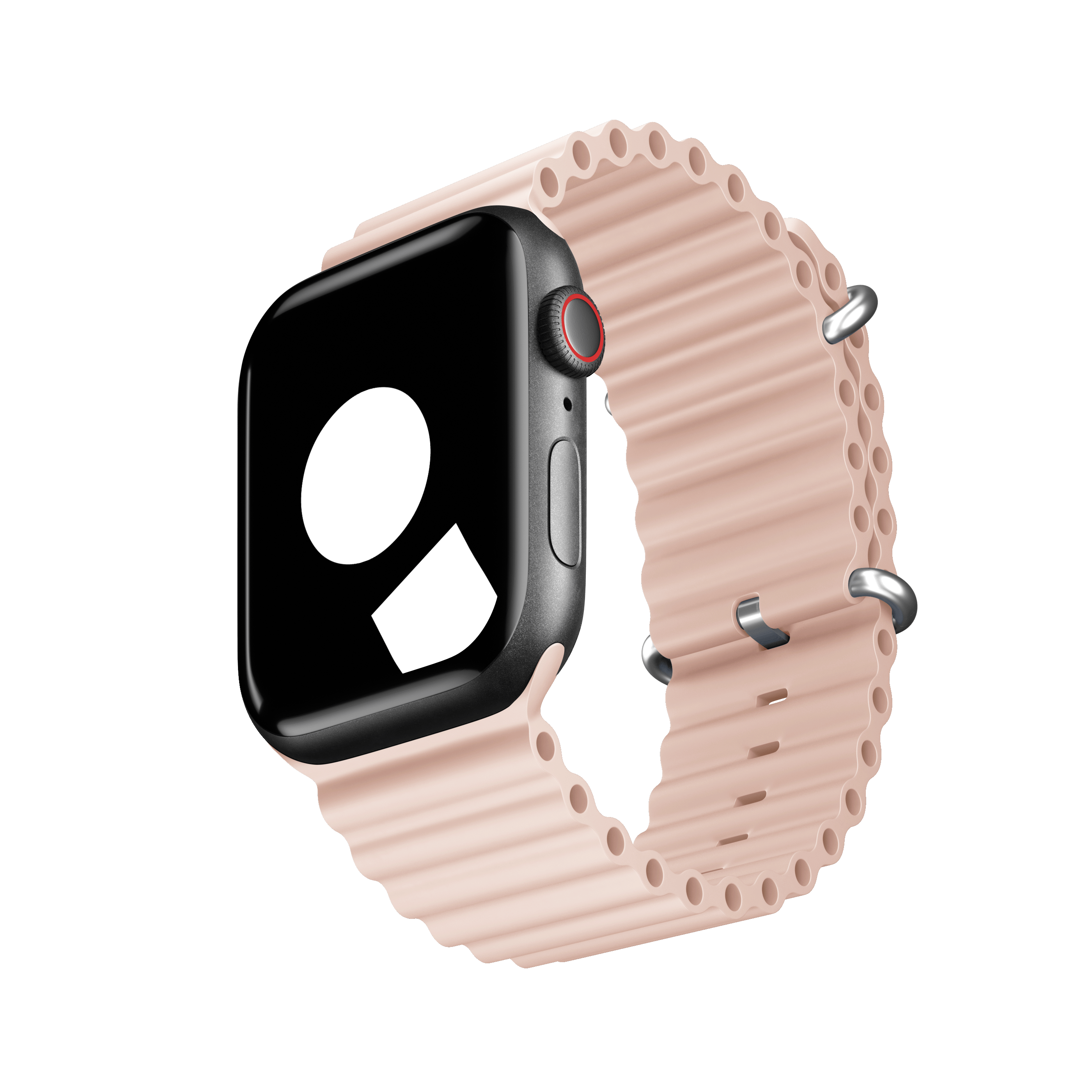 Apple watchバンド オーシャン（X） 38 40 41 ピンク - その他