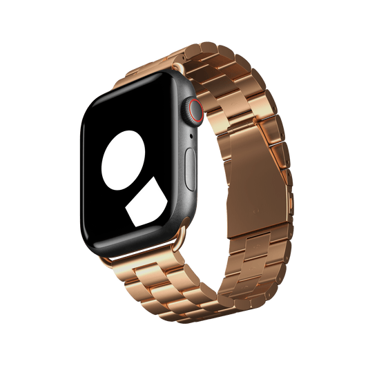 Rose Gold Tri-Link Bracelet for Apple Watch