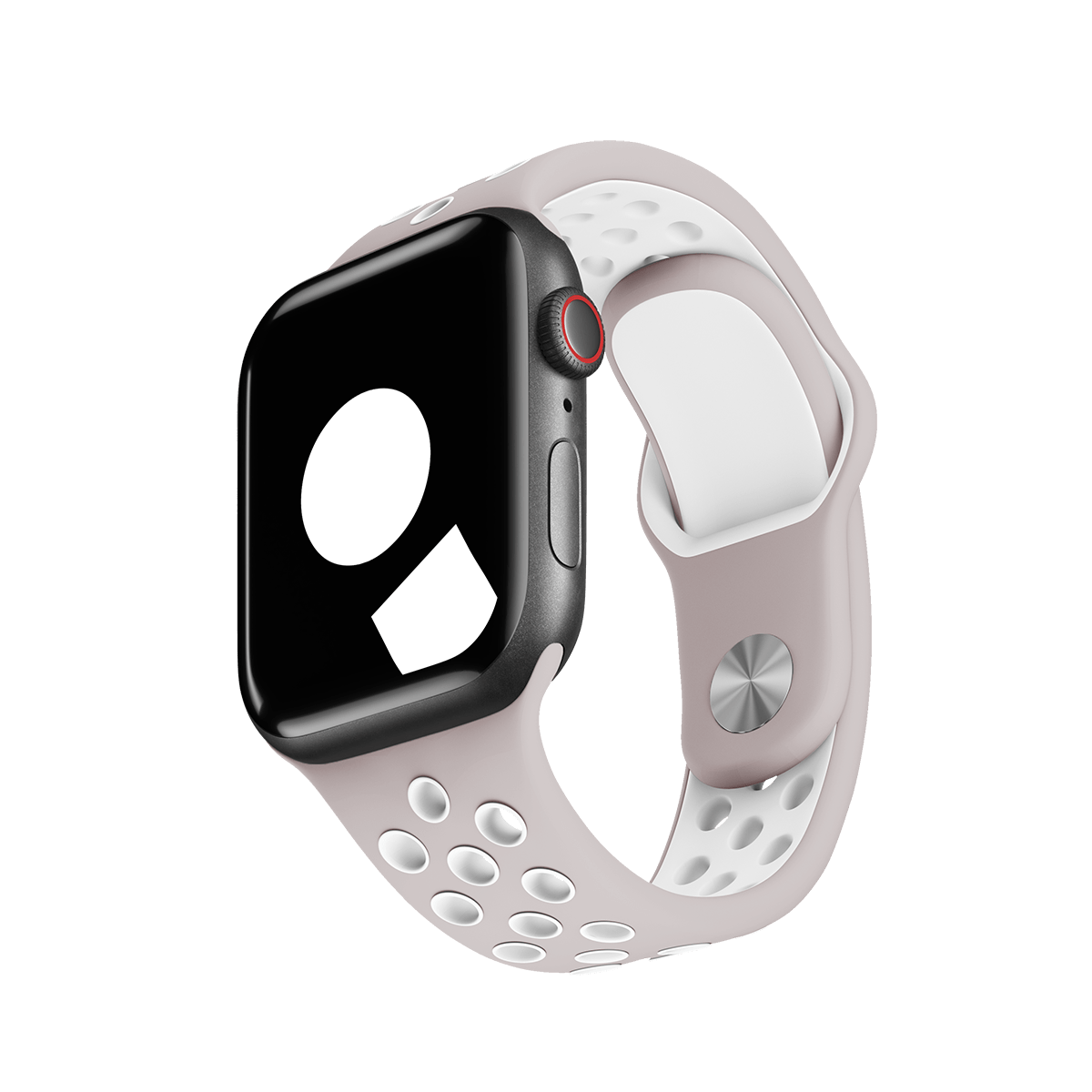 Barely Rose/Pearl Pink Sport Band Active for Apple Watch