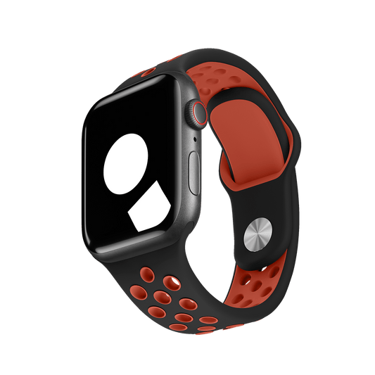 Black/Red Sport Band Active for Apple Watch
