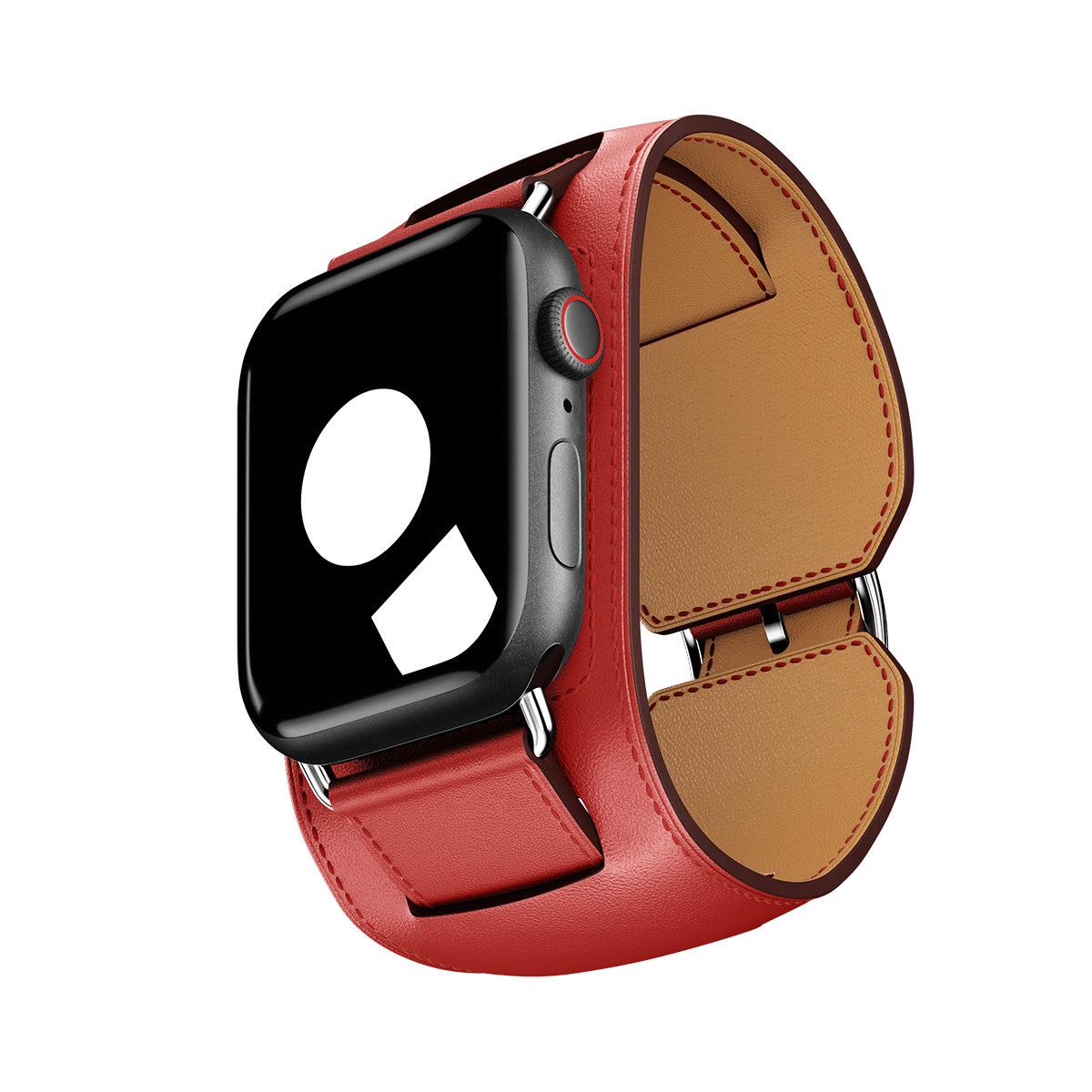 Iwatch leather best sale cuff band