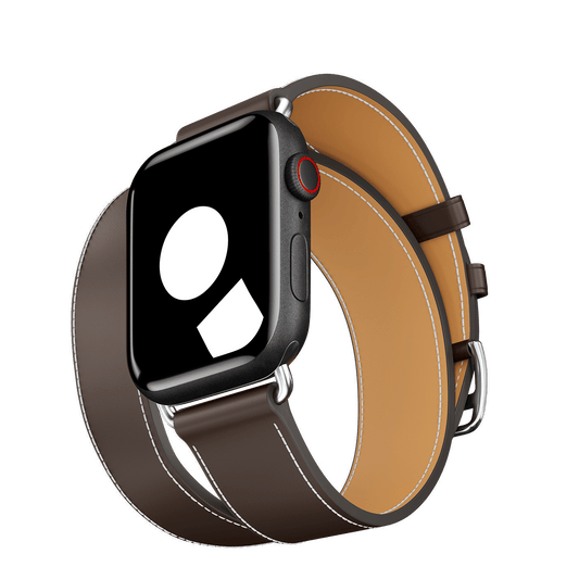 Band Apple Watch Hermes Double Tour 40 mm Attelage Pink - The Lux
