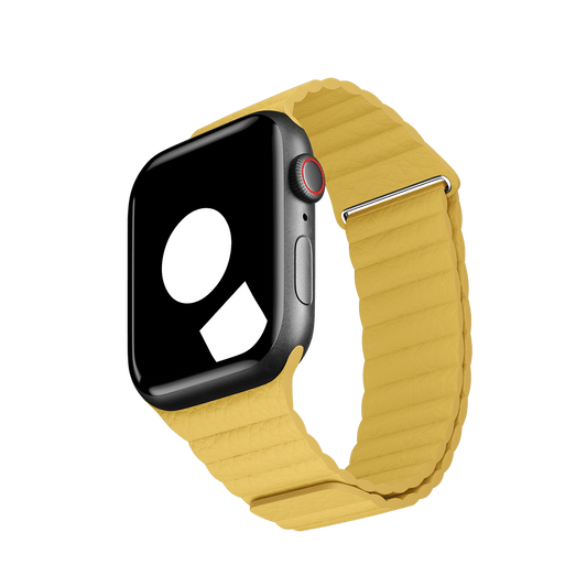 Meyer Lemon Leather Loop for Apple Watch