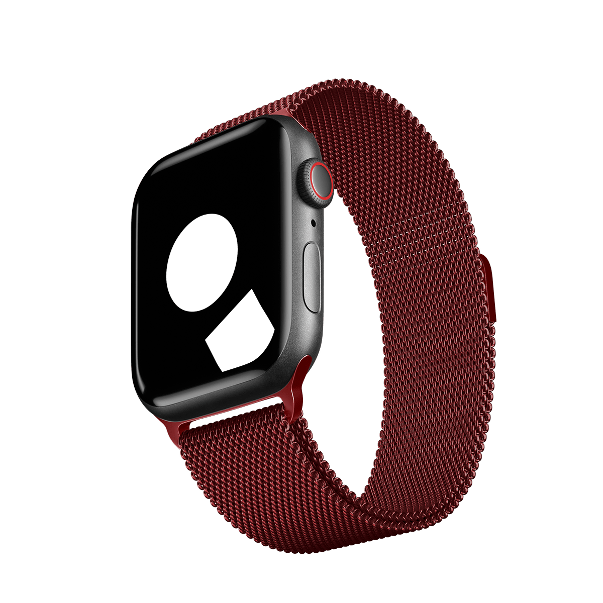 Red Milanese Loop for Apple Watch