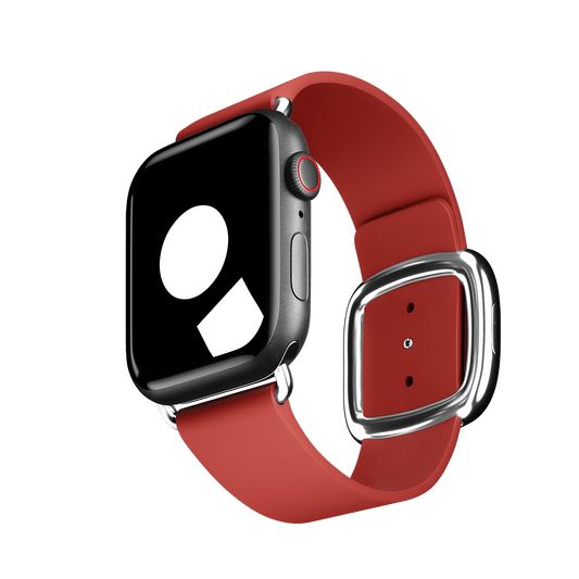Red Modern Buckle for Apple Watch
