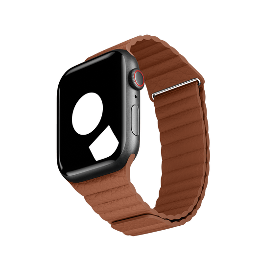 Saddle Brown Leather Loop for Apple Watch
