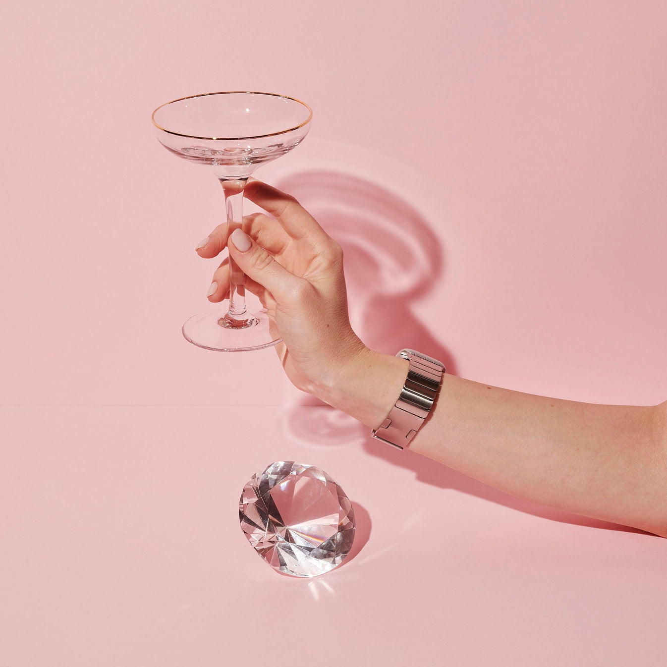 Silver Link Bracelet Band Strap for Apple Watch iSTRAP