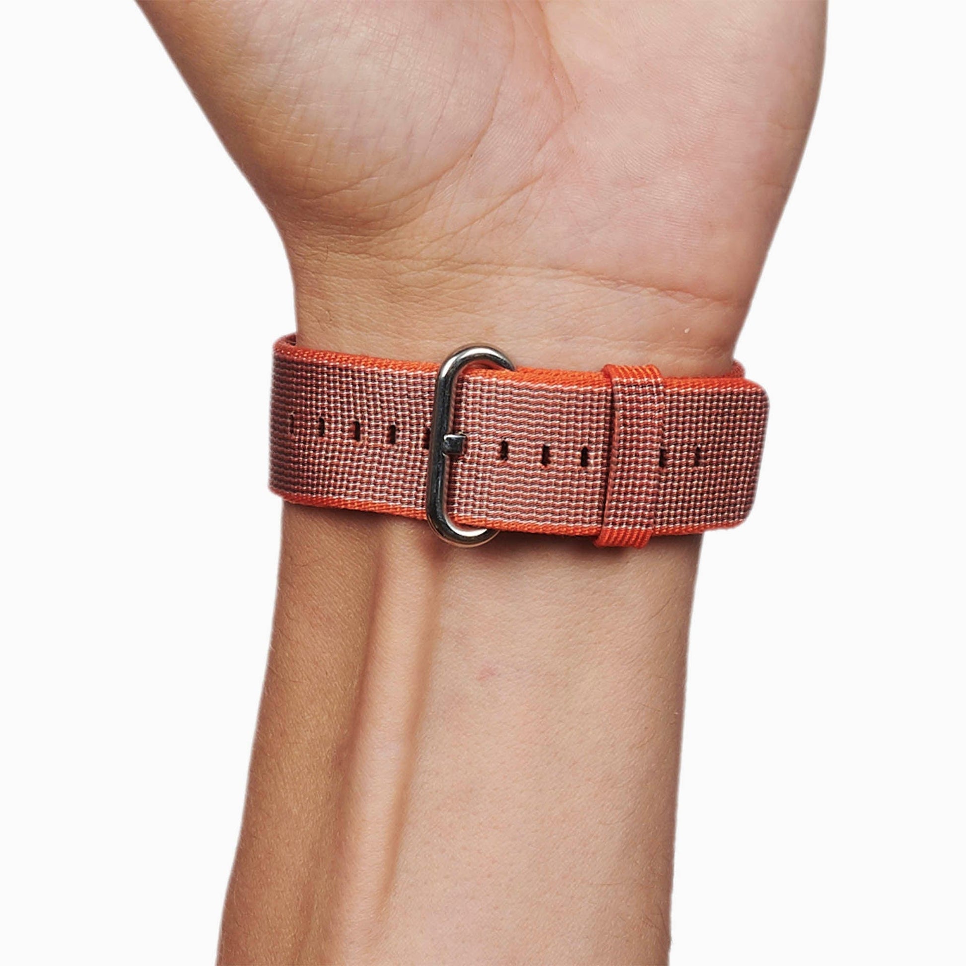 Space Orange/Anthracite Woven Nylon for Apple Watch