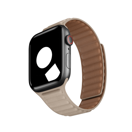 Stone Leather Link for Apple Watch